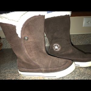 Converse suede boots